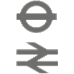 Tube and rail symbols